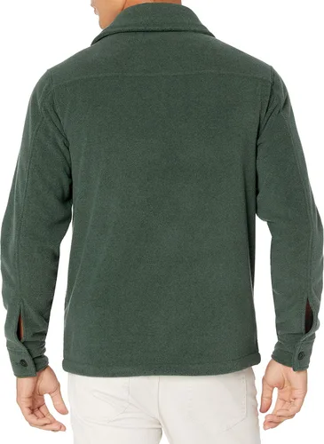 Vista 2 de Tienda Essentials Men's Long-Sleeve Polar Fleece Shirt Jacket