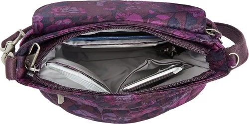 Vista 95 de Travelon Mini bolso de hombro clásico antirrobo
