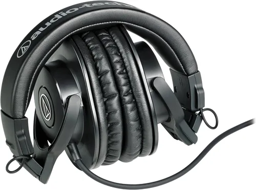 Vista 3 de Audio-Technica ATH-M30x Auriculares profesionales para monitor de estudio, color negro