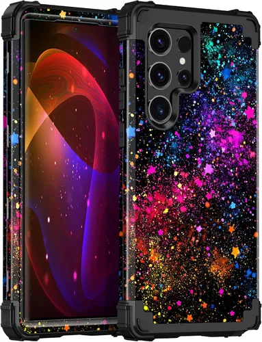 Vista 53 de Casetego Funda para Galaxy A16 5G, Tres Capas de Alta Resistencia Robusta a Prueba de Golpes, Protección Completa Rugosa de PC Duro + Parachoques