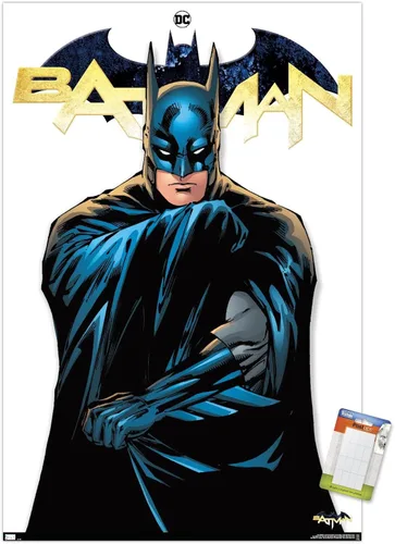 Vista 10 de Trends International DC Comics Batman Feature Series - Póster de pared, 22.4 pulgadas de largo x 14.7 W, versión enmarcada de madera de granero
