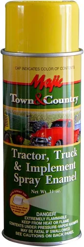 Vista 16 de Majic Paints 8-20974-8 Pintura esmaltada en aerosol para tractor e implemento, aerosol, verde oliva