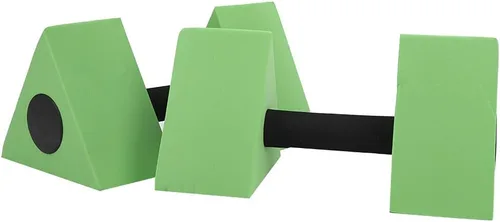 Vista 3 de Juego de mancuernas de agua para piscina, equipo aeróbico acuático, mancuernas triangulares, pesas de peso de agua EVA, para adultos y niños,