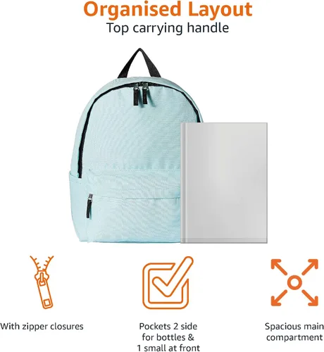 Vista 2 de Tienda Basics Mochila escolar clásica - Aqua