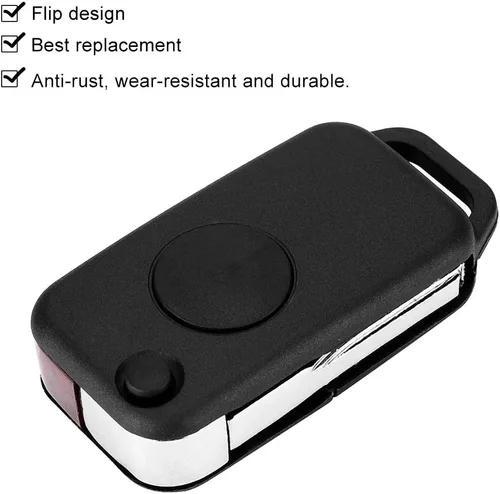 Vista 4 de Aramox - Funda para llavero con control remoto de 1 botón, para clase 1984-2004