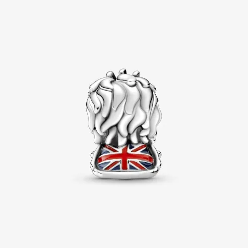 Vista 2 de PANDORA Wavy Union Jack León negro rojo y azul