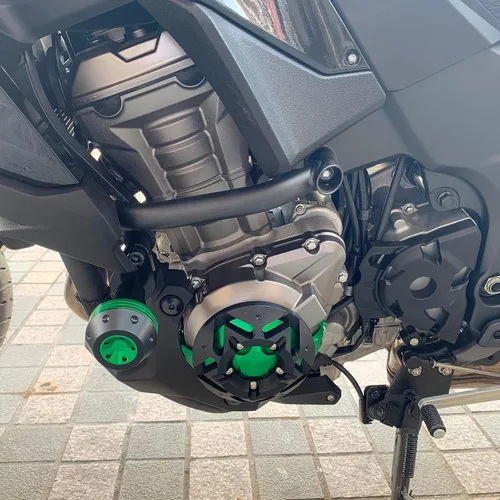 Vista 5 de Funda de protección para motor, cubierta de estator, protector deslizante para carenado, protector de choque compatible con Kawasaki Z900; Z1000