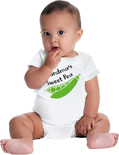 Vista 6 de Mameluco adorable adorable lindo bebé de la abuela para niños o niñas