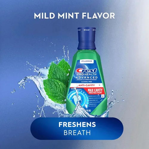 Vista 15 de Crest Pro-Health Advanced - Enjuague bucal con máxima protección contra caries, menta suave, 2 x 1 litro