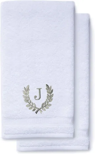 Vista 17 de Toallas de mano decorativas y con monograma para baño, cocina, maquillaje Regalo personalizado para boda-nupcial Toalla turca de lujo