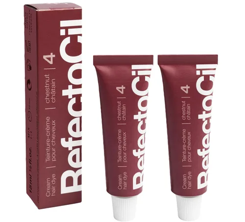 Vista 5 de RefectoCil Cream Hair Dye 2-Pack – Professional Long-Lasting Hair Tint Twin Pack for Regular Users and Salons – Use With 3% Developer