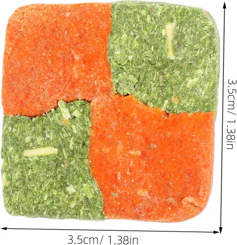 Vista 5 de Juguetes masticables de conejo, bocadillos naturales para golosinas molares saludables para mascotas, juguetes masticables para conejitos de indias