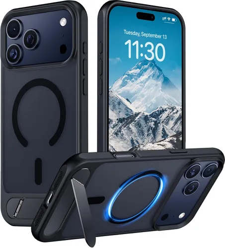 Vista 226 de Funda para iPhone 11 con compatibilidad magnética, [Soporte invisible incorporado][Compatible con MagSafe]
