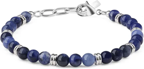 Vista 10 de GAVU Pulsera de cuentas de cristal para hombre, pulsera de cristal para hombre Ónice