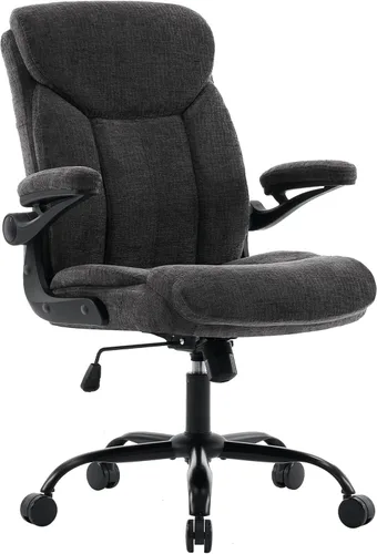 Vista 9 de Silla de dibujo de oficina gris - Silla de oficina alta de tela para Gris-h