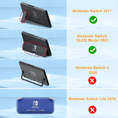 Vista 2 de Fintie - Estuche de transporte para Nintendo Switch OLED Modelo 2021Switch 2017, resistente a los golpes Funda protectora de carcasa dura