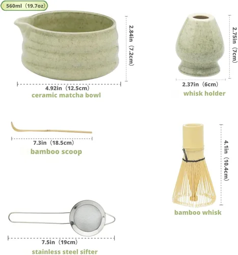 Vista 3 de 5Pcs Ceramic Whisking Bowl Set, Balloon, B
