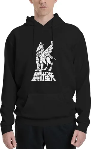 Vista 4 de KLEIDUNG Anime Saint Seiya Hoodie Woman'S Casual Sweatshirts Long Sleeves Drawstring Pullover Hooded