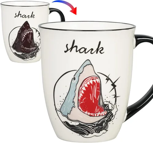 Vista 8 de Taza de cerámica que cambia de calor, taza de café divertida para mamá, papá, taza de té de porcelana, regalos para hombres y mujeres, cumpleaños