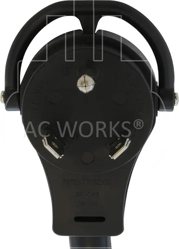 Vista 3 de AC WORKS Adaptador de carga EV para uso Tesla (TT-30P RV/Trailer 30A Gen2)