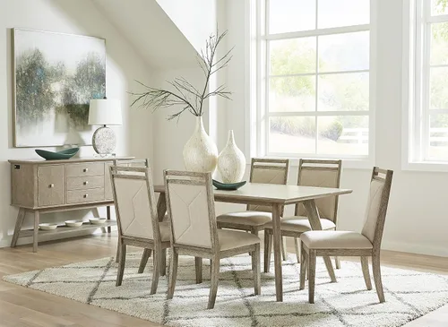 Vista 2 de Progressive Furniture Beck - Juego de 2 sillas de comedor tapizadas, 19 pulgadas de ancho x 23 pulgadas de profundidad x 38 pulgadas de alto