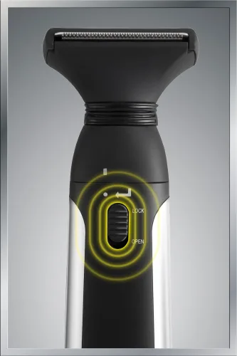 Vista 8 de Mangroomer Ultimate Pro Back Shaver con asa 2 cabezas de shock absorber Flex, Bisagra de energía, Extreme Reach y Power Burst