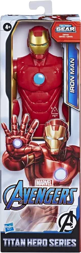 Vista 2 de Marvel Avengers Titan Hero Series Blast Gear Iron Man Figura de acción