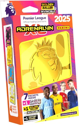 Vista 5 de Panini Caja de tarjetas coleccionables Adrenalyn XL de la Premier League 2024-25 (50 paquetes cada uno)