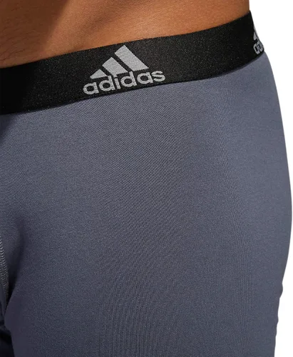 Vista 3 de adidas Men's Stretch Cotton Boxer Brief Underwear (3-Pack)