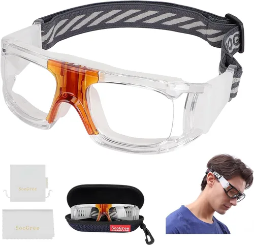Vista 27 de SooGree Sports Glasses - Racquetball Goggles Basketball Football Eye Protective