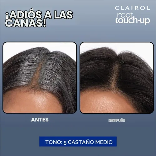 Vista 6 de Clairol Root Touch-Up de Nice'n Easy Tinte Permanente para el Cabello, 10 Rubio Extra Claro, Paquete de 1 Clairol Root Touch Up - Tinte permanente