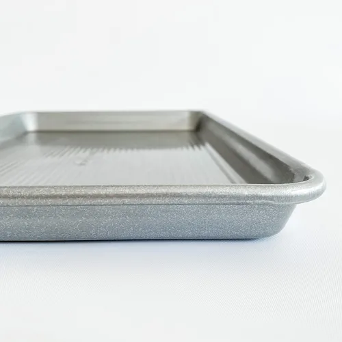 Vista 11 de USA Pan Juego de 3 piezas de moldes para hornear de acero aluminizado, resistente a la torsión y antiadherente