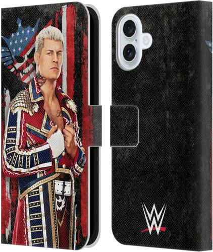 Vista 76 de Head Case Designs Funda con licencia oficial de la WWE American Nightmare Flag Cody Rhodes compatible con Apple iPhone 11
