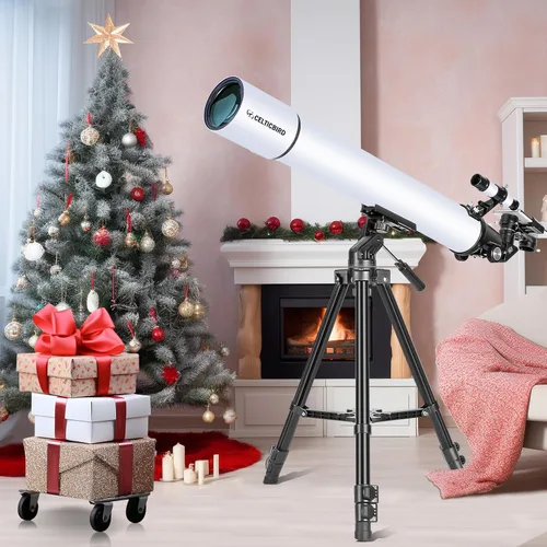 Vista 6 de Telescopio Celticbird para adultos de alta potencia, telescopios de viaje para principiantes de astronomía para adultos Regalos, apertura de 80mm