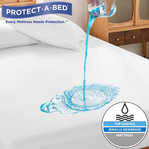 Vista 2 de Protect-A-Bed Twin Essential - Protector de colchón impermeable