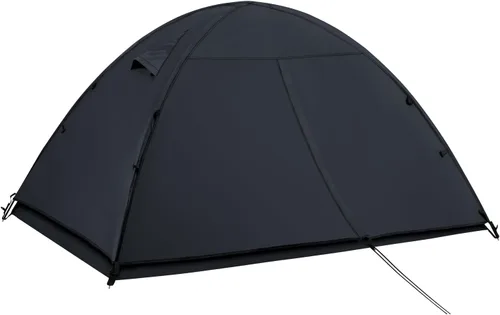 Vista 13 de Tienda de campaña domo ultraligera de doble capa impermeable para 2/4 personas de 4 estaciones para mochileros – Configuración fácil,