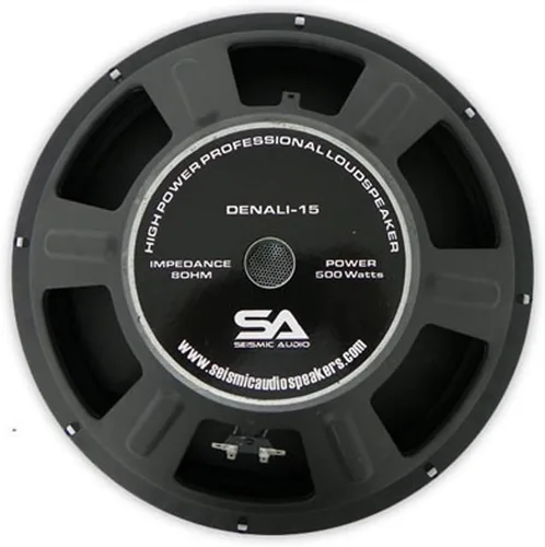 Vista 3 de Seismic Audio - Denali 15 (par) - Altavoces PA de 15" o Woofers Raw - 500 vatios RMS cada uno