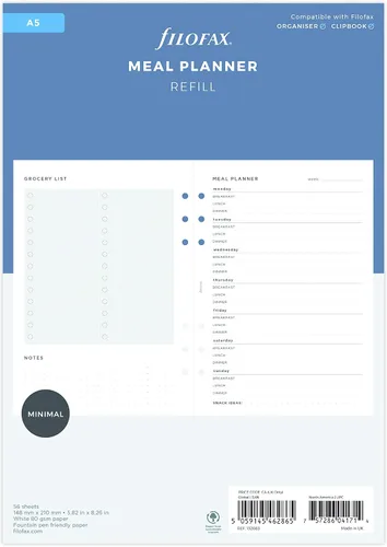 Vista 11 de Recambio para planificador de actividades Filofax A5 2021
