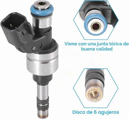 Vista 5 de X AUTOHAUX 12633784 Inyector de combustible para GMC Terrain 2.4L 2012-2017