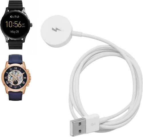Vista 2 de Cargador de reloj inteligente para Fossil Gen 1 2 3, base de carga para Fossil Q Gen 1 2 3 Founder, Wander, Marshal, Explorer y Venture Series