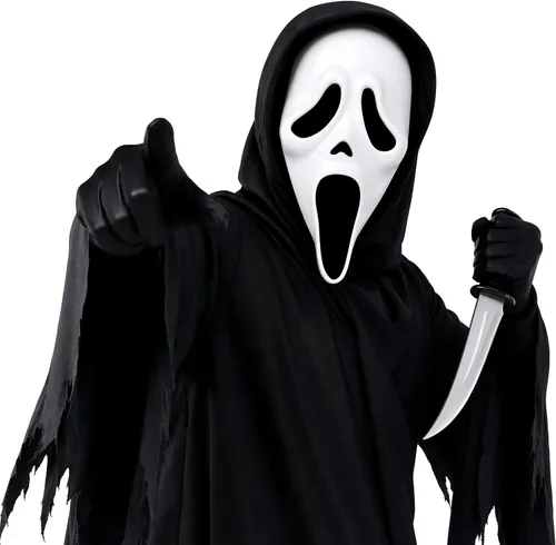 Vista 13 de greenbar Máscaras gritando, máscaras de fantasma, máscaras de Halloween