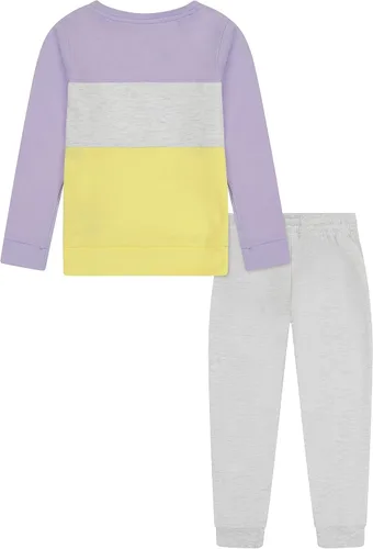 Vista 2 de PUMA girls Fleece Crewneck Pullover & Jogger Set