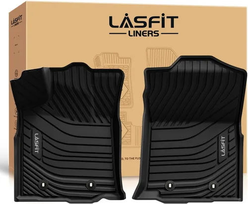 Vista 33 de LASFIT Alfombrillas de suelo para Toyota Tacoma 2024-2026 de doble cabina a gas (solo compatible con manual Tran), forros de suelo de TPE para todo