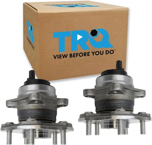 Vista 65 de TRQ Juego de 2 rodamientos de rueda delantera y conjunto de cubo compatible con Tesla 3 2020 Y 2018-2019 para Tesla 3 2020 Tesla Y AWD 2018-2019