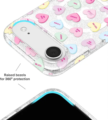 Vista 1232 de VELVET CAVIAR Funda para iPhone 15, compatible con MagSafe, probada contra caídas de 10 pies, fundas protectoras de diseño, leopardo color rosa