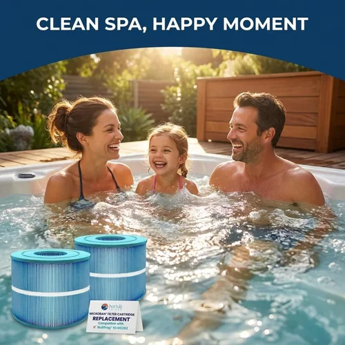 Vista 7 de 10-00282 Hot Tub Things - Cartuchos de filtro de spa - Compatible con Bullfrog®, Pleatco PBF40, Filbur FC-9900, PVT50W - Filtros de bañera