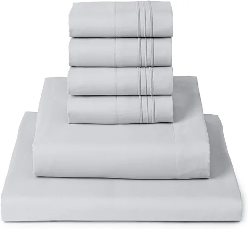 Vista 40 de Mellanni Juego de sábanas Twin XL - Juego de ropa de cama de 4 piezas de la colección icónica, (incluyendo 2 fundas de almohada), bolsillo profundo