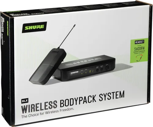 Vista 2 de Shure - Sistema de micrófono inalámbrico BLX14/CVL con micrófono Lavalier CVL
