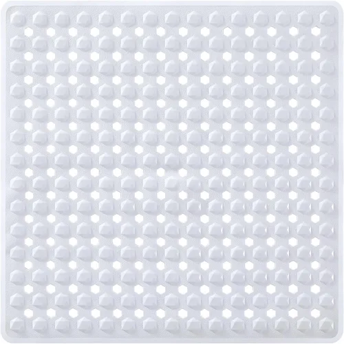 Vista 16 de Yimobra Tapete Cuadrado Antideslizante para Piso de Ducha, 21"x21" Tapete para Bañera Lavable a Máquina, Suave para los Pies, Tapete de Baño
