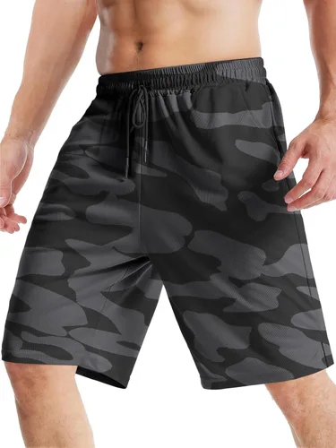 Vista 33 de Aolesy Pantalones cortos de gimnasio para hombre con forro de 5, 7, 9 pulgadas, ligeros, pantalones cortos de malla para entrenamiento, atléticos